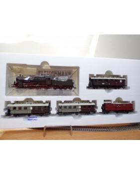 FLEISCHMANN  4899 , coffret  Preussischer Personenzug  KPEV    neuf   BO