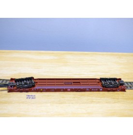 FLEISCHMANN  5271,  wagon surbaissé pour transport de camions type Saadkms.690 Rollende Landstrasse DB BO 