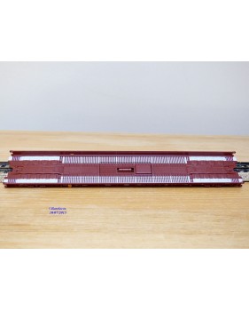 Märklin 4740, wagon plancher surbaissé pour transport de camions type Saadkms 690 DB BO