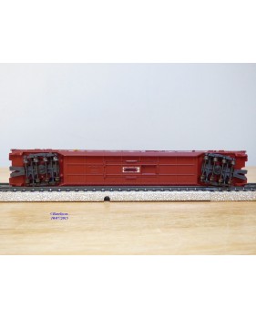 Märklin 4740, wagon plancher surbaissé pour transport de camions type Saadkms 690 DB BO