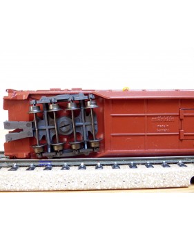 Märklin 4740, wagon plancher surbaissé pour transport de camions type Saadkms 690 DB BO