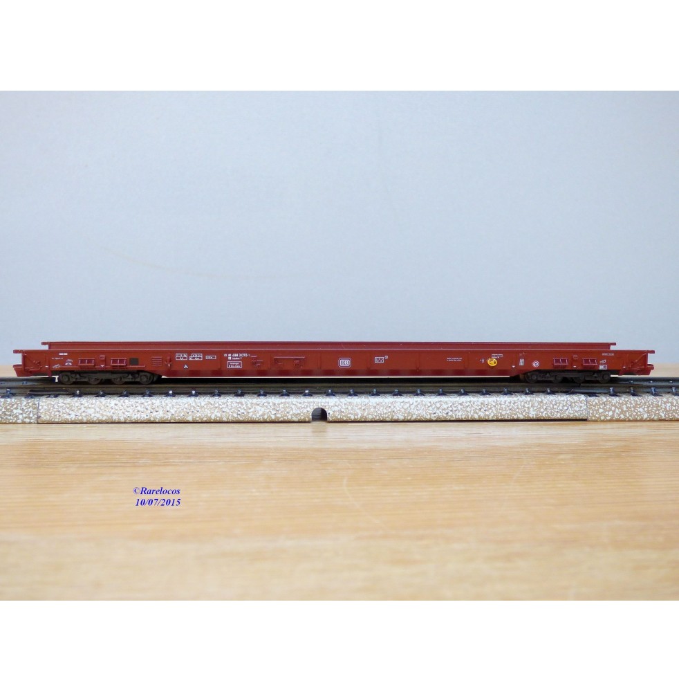 Märklin métal 4617 Wagon surbaissé EVS DB BO