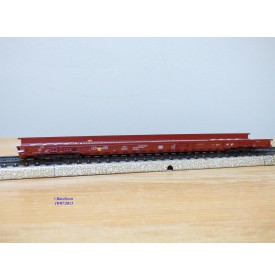 Märklin métal 4617 Wagon surbaissé EVS DB BO