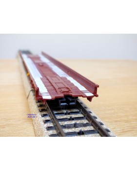 Märklin métal 4617 Wagon surbaissé EVS DB BO