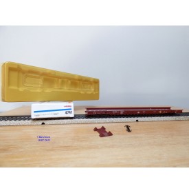 Märklin métal 4617 Wagon surbaissé EVS DB BO