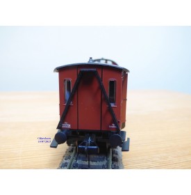   FLEISCHMANN 5800,   fourgon à bagages à guérite centrale type Gas 8451  KPEV  BO