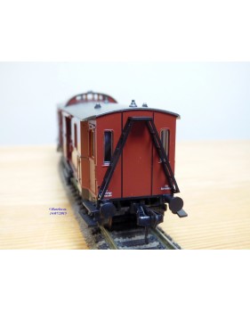   FLEISCHMANN 5800,   fourgon à bagages à guérite centrale type Gas 8451  KPEV  BO