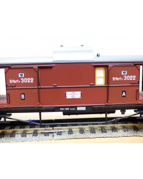   FLEISCHMANN 5800,   fourgon à bagages à guérite centrale type Gas 8451  KPEV  BO