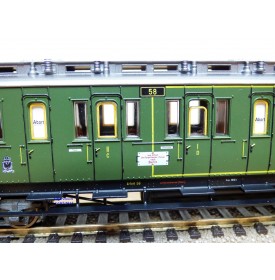  FLEISCHMANN 5802, voiture à guérite  type Gas 12701 mixte  1 / 2 Kl.    KPEV  BO