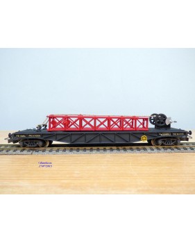 POCHER 402/2,  wagon plat  type PRZ   avec structure métallique  ( MERCURY )  NEUF    FS  BO