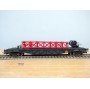 POCHER 402/2,  wagon plat  type PRZ   avec structure métallique  ( MERCURY )  NEUF    FS  BO