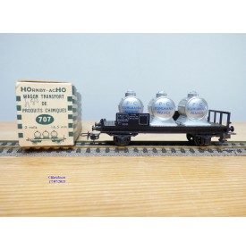 HORNBY acHO 707, wagon transport de produits chimiques P- C Kuhlman  SNCF  BO
