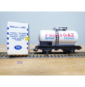 HORNBY acHO 702, wagon citerne type SRuw à   2  essieux   PRIMAGAZ   SNCF  Neuf  BO