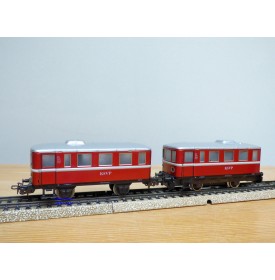 MÄRKLIN Primex 3018 ,  autorail et remorque  Schienenbus  KSVP    BO