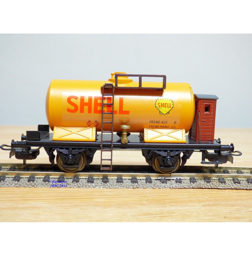 ELECTROTREN  1902, wagon citerne à guérite SHELL RENFE   BO