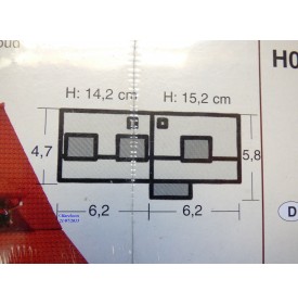 FALLER 130431,  2 maisons en relief   Neuf   BO   1/87   HO