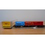 MINITRIX 15508 coffret 3 wagons citerne MOBIL DB BO
