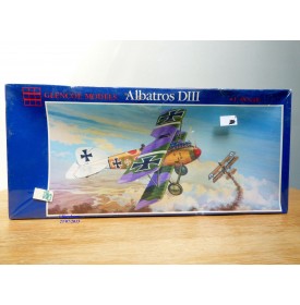 GLENCOE Models 05101, chasseur biplan allemand ALBATROS DIII    Neuf   BO   1/ 48 ème