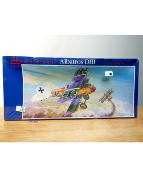 GLENCOE Models 05101, chasseur biplan allemand ALBATROS DIII    Neuf   BO   1/ 48 ème