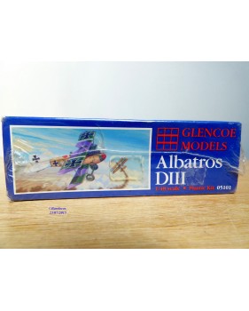GLENCOE Models 05101, chasseur biplan allemand ALBATROS DIII    Neuf   BO   1/ 48 ème