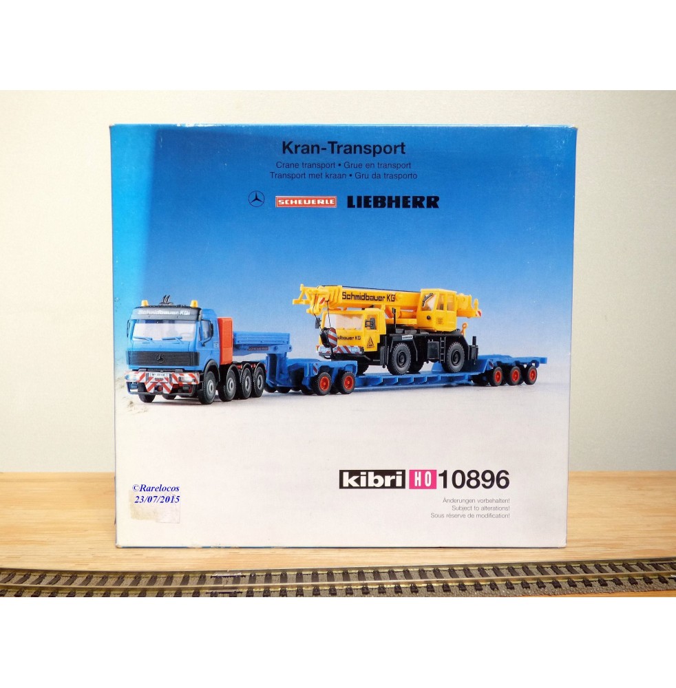 KIBRI 10908  Kit 3 remorques agricoles modernes ( Müller-Mitteltal, Meiller et Eckart ) Neuf  BO 1/87 HO