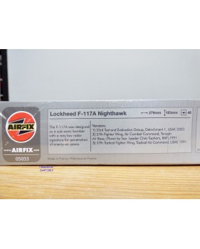 AIRFIX 05033, avion furtif LOCKHEED F-117A  Nighthawk  Neuf   BO 1/72