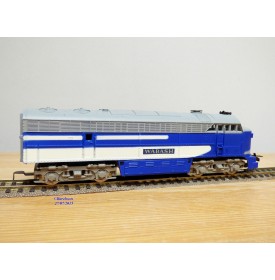 TRIX EXPRESS by RIVAROSSI 2268,  loco diesel Fairbanks Morse  unité B  WABASH 