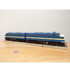 MÄRKLIN 3481, couplage de 2 locos diesel EMD F7 A et B  Milwaukee Road BO 