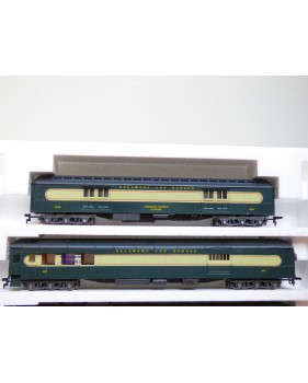 RIVAROSSI "véro" 6894 set A, coffret 4 voitures heavyweight  Delawaqre & Hudson D&H  neuf    BO