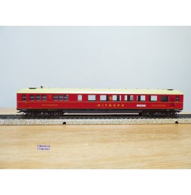 MÄRKLIN 43249,   voiture restaurant Schürzenwagen   80 Jahre   MITROPA    neuf   BO 