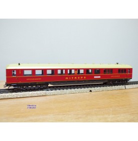 MÄRKLIN 43249,   voiture restaurant Schürzenwagen   80 Jahre   MITROPA    neuf   BO 