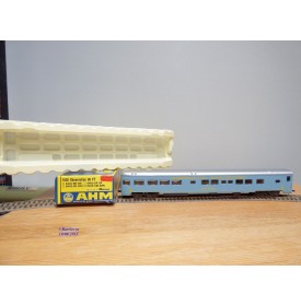 AHM  6402  / RIVAROSSI  2702, voiture de queue Observation American Railroads BO