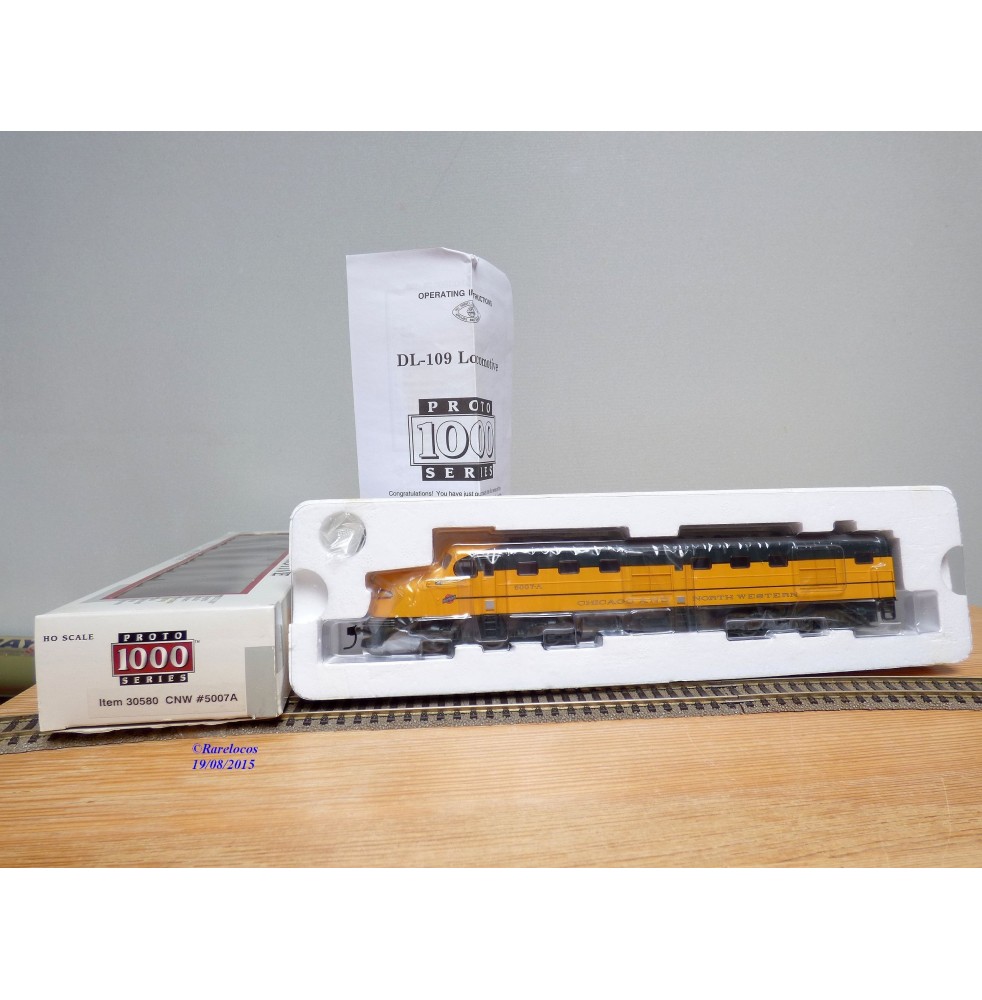 LIFE LIKE Proto 1000  35080,  loco  A1A A1A ALCO  DL-109  C&NW  N°: 5007- A neuf   BO
