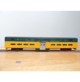 WALTHERS 932 6251, voiture de banlieue à 2 étages  ( PS DD commuter coach  ) C& NW   Neuf  BO