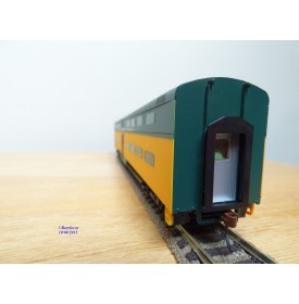 WALTHERS 932 6251, voiture de banlieue à 2 étages  ( PS DD commuter coach  ) C& NW   Neuf  BO