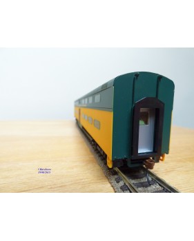 WALTHERS 932 6251, voiture de banlieue à 2 étages  ( PS DD commuter coach  ) C& NW   Neuf  BO