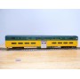 WALTHERS 932 6261, voiture pilote de banlieue à 2 étages  ( PS DD commuter cab car  ) C& NW   Neuf  BO