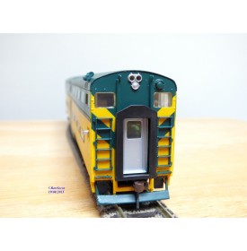 WALTHERS 932 6261, voiture pilote de banlieue à 2 étages  ( PS DD commuter cab car  ) C& NW   Neuf  BO