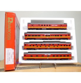RIVAROSSI "véro" 6981 set B, coffret 4 voitures Rock Island années 80  neuf   BO