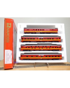 RIVAROSSI "véro" 6981 set B, coffret 4 voitures Rock Island années 80  neuf   BO