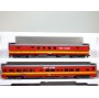 RIVAROSSI "véro" 6981 set B, coffret 4 voitures Rock Island années 80  neuf   BO