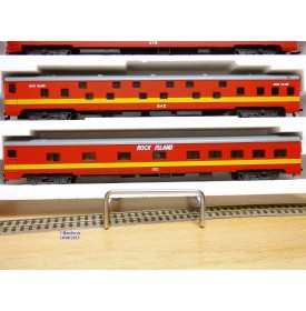 RIVAROSSI "véro" 6981 set B, coffret 4 voitures Rock Island années 80  neuf   BO