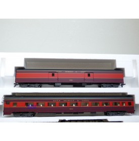 RIVAROSSI "véro" 6976 set A, coffret 4 voitures Gulf Mobile and Ohio  ( GM&O )  neuf     BO