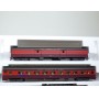 RIVAROSSI "véro" 6976 set A, coffret 4 voitures Gulf Mobile and Ohio  ( GM&O )  neuf     BO