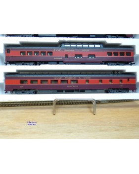 RIVAROSSI "véro" 6976 set A, coffret 4 voitures Gulf Mobile and Ohio  ( GM&O )  neuf     BO