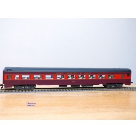 RIVAROSSI "véro" 6976 set A, coffret 4 voitures Gulf Mobile and Ohio  ( GM&O )  neuf     BO