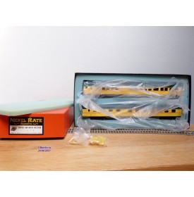NICKEL PLATE PRODUCTS   ???, coffret de 2 voitures ( Diner et Observation ) Chicago and Northwestern ( C&NW)  neuf   BO 