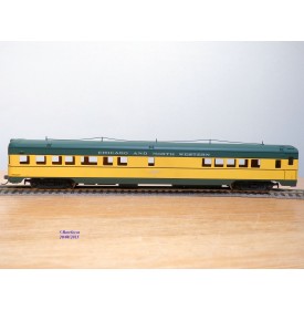 NICKEL PLATE PRODUCTS   ???, coffret de 2 voitures ( Diner et Observation ) Chicago and Northwestern ( C&NW)  neuf   BO 