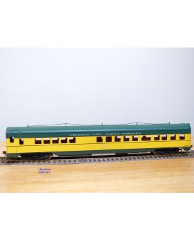 NICKEL PLATE PRODUCTS   ???, coffret de 2 voitures ( Diner et Observation ) Chicago and Northwestern ( C&NW)  neuf   BO 