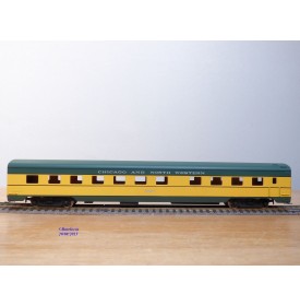 NICKEL PLATE PRODUCTS   ???, coffret de 2 voitures ( Diner et Observation ) Chicago and Northwestern ( C&NW)  neuf   BO 